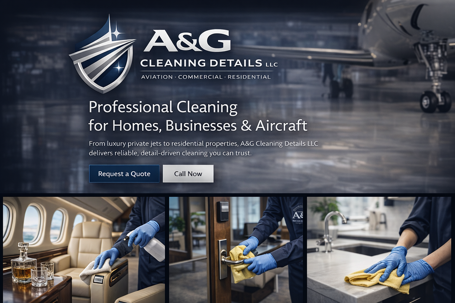 A&G Cleaning Details service collage